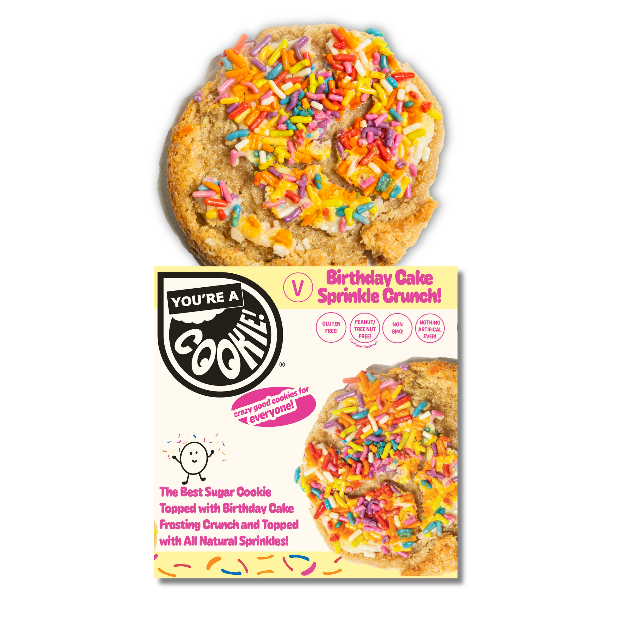 Vegan Sprinkle Birthday Cake Crunch